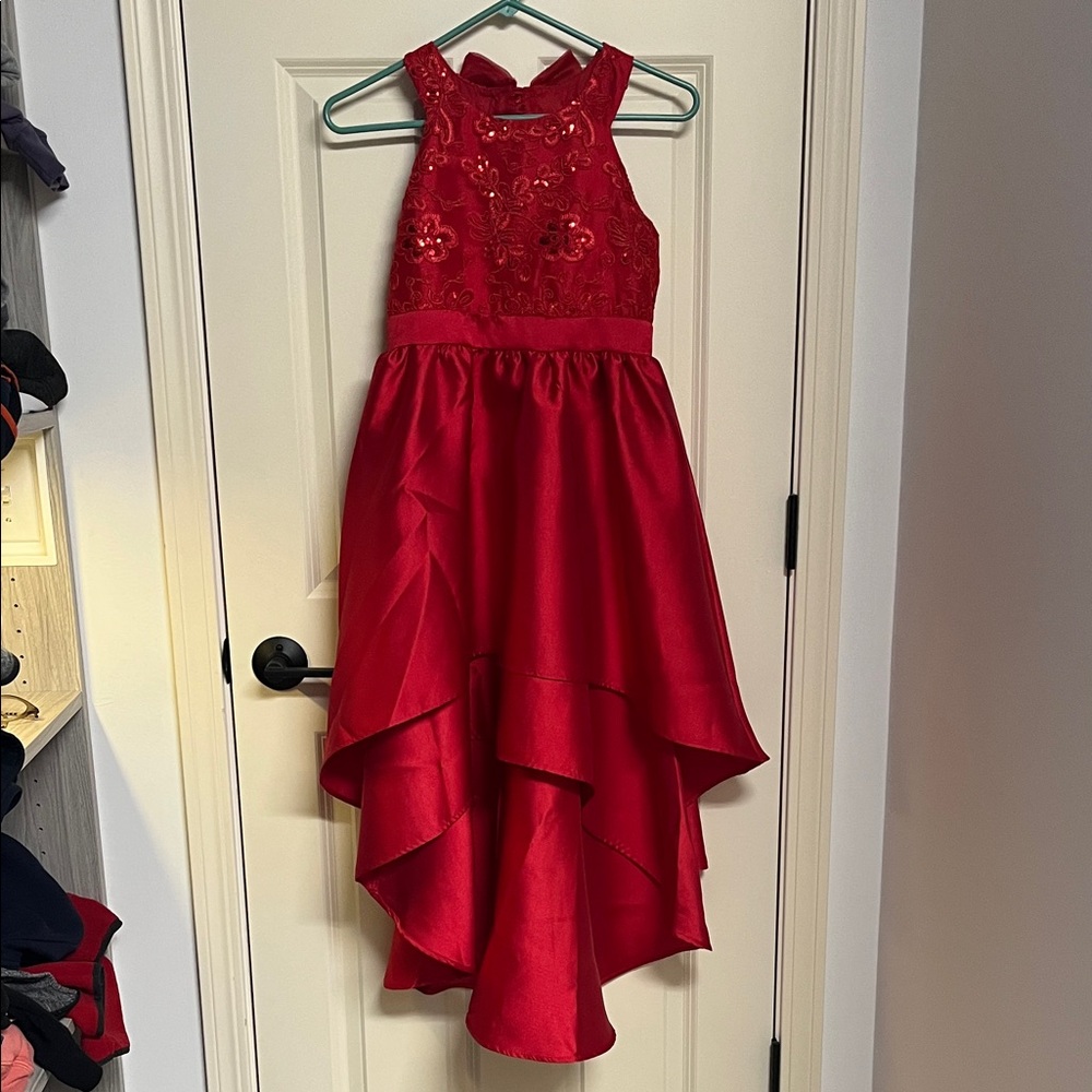 Bonnie Jean Red Holiday Kids Dress